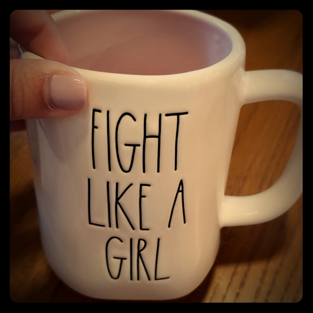 Rae Dunn Fight Like a Girl mug